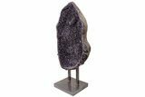 Incredible, Amethyst Geode with Metal Stand - Artigas, Uruguay #199978-5